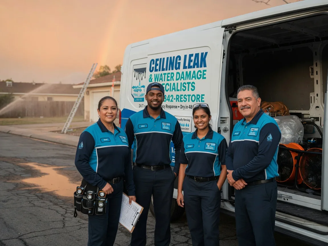 Ceiling Leak Cleanup company in New Concord, OH