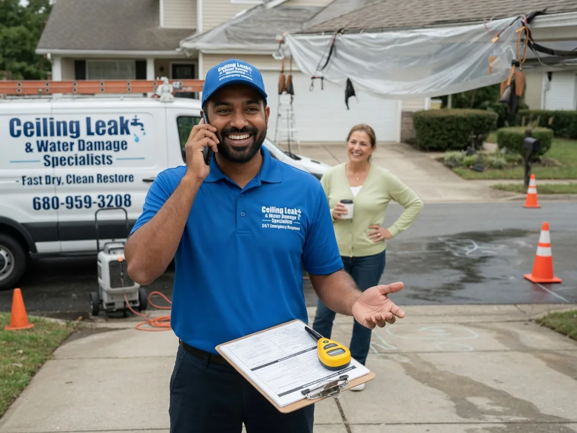 Ceiling Leak Cleanup New Concord, OH FAQs